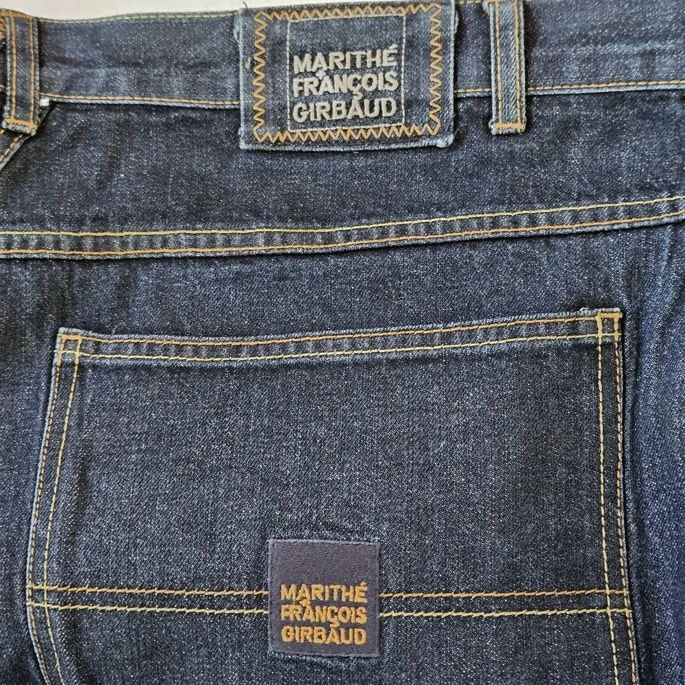 Marithe Francois Girbaud Jeans Mens 44S VTG Y2K Blue 44x29 Denim‎ Baggy Wide Leg